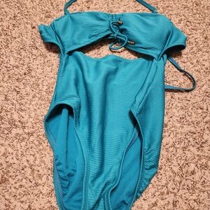 Time and Tru Turquoise Swimwear